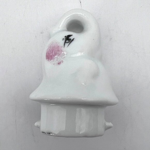 Vintage Elephant Porcelain Ceramic Teapot And Baby Elephant Calf Lid Gold Accent - Picture 13 of 16